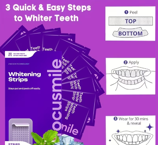 purple whitening strips